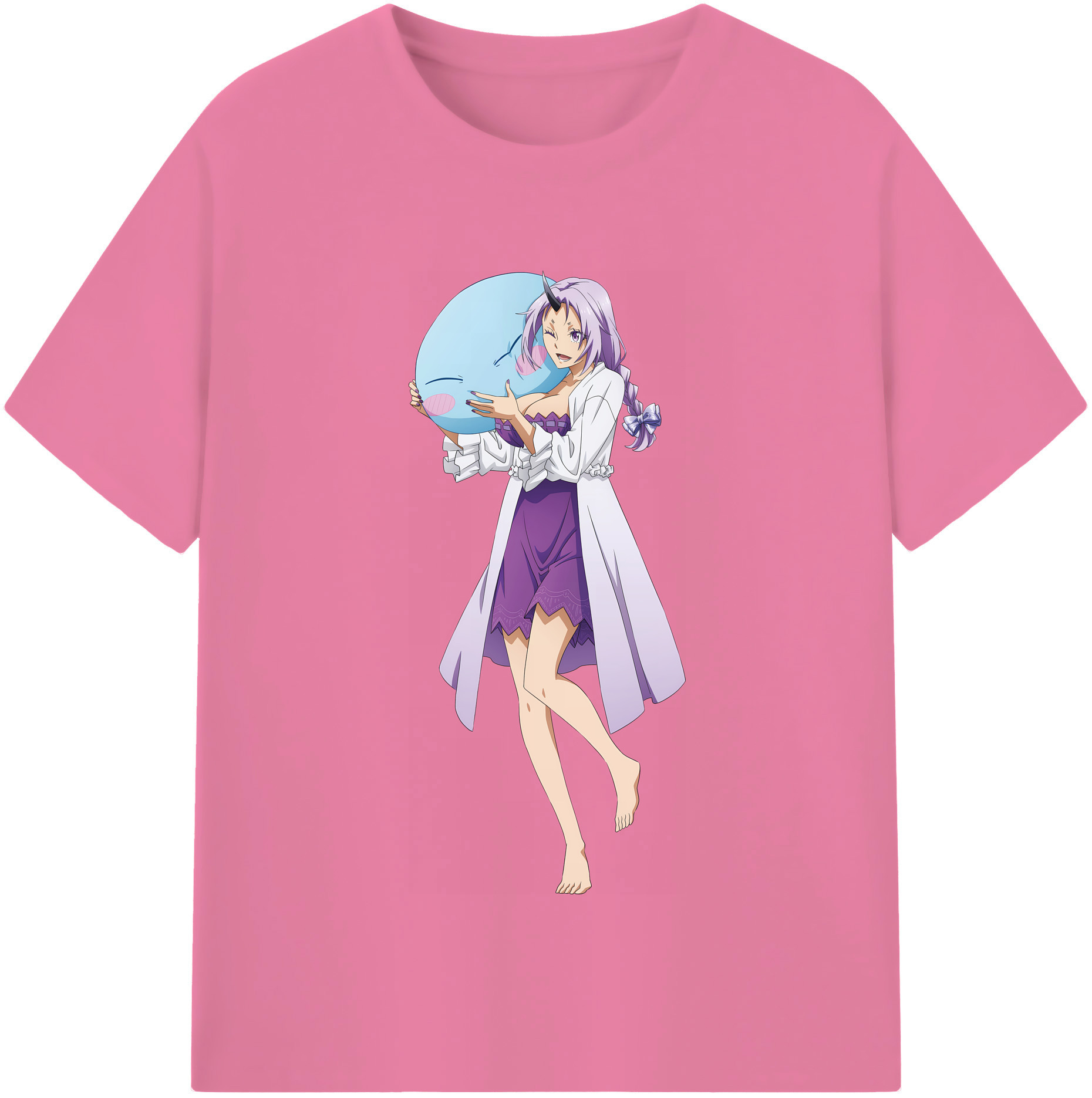 （画像用） 転スラ Regarding Reincarnated to Slime 綿100％半袖Tシャツ（フロントプリント）